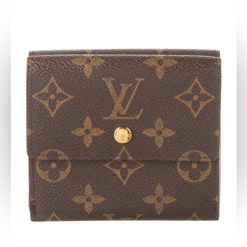 Authentic Louis Vuitton Monogram Small Doublesided Wallet